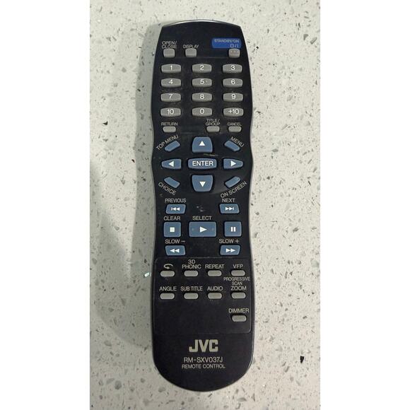 JVC Other - JVC Battery Powered Remote Control DVD RM-SXV001A Genuine OEM